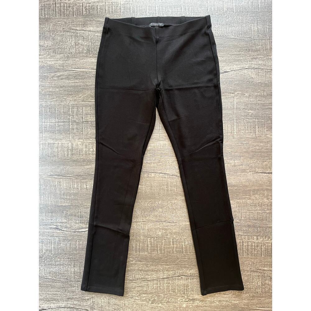 Eileen Fisher Women’s Italian Fabric Stretch Crepe Pants, Black, Size PP